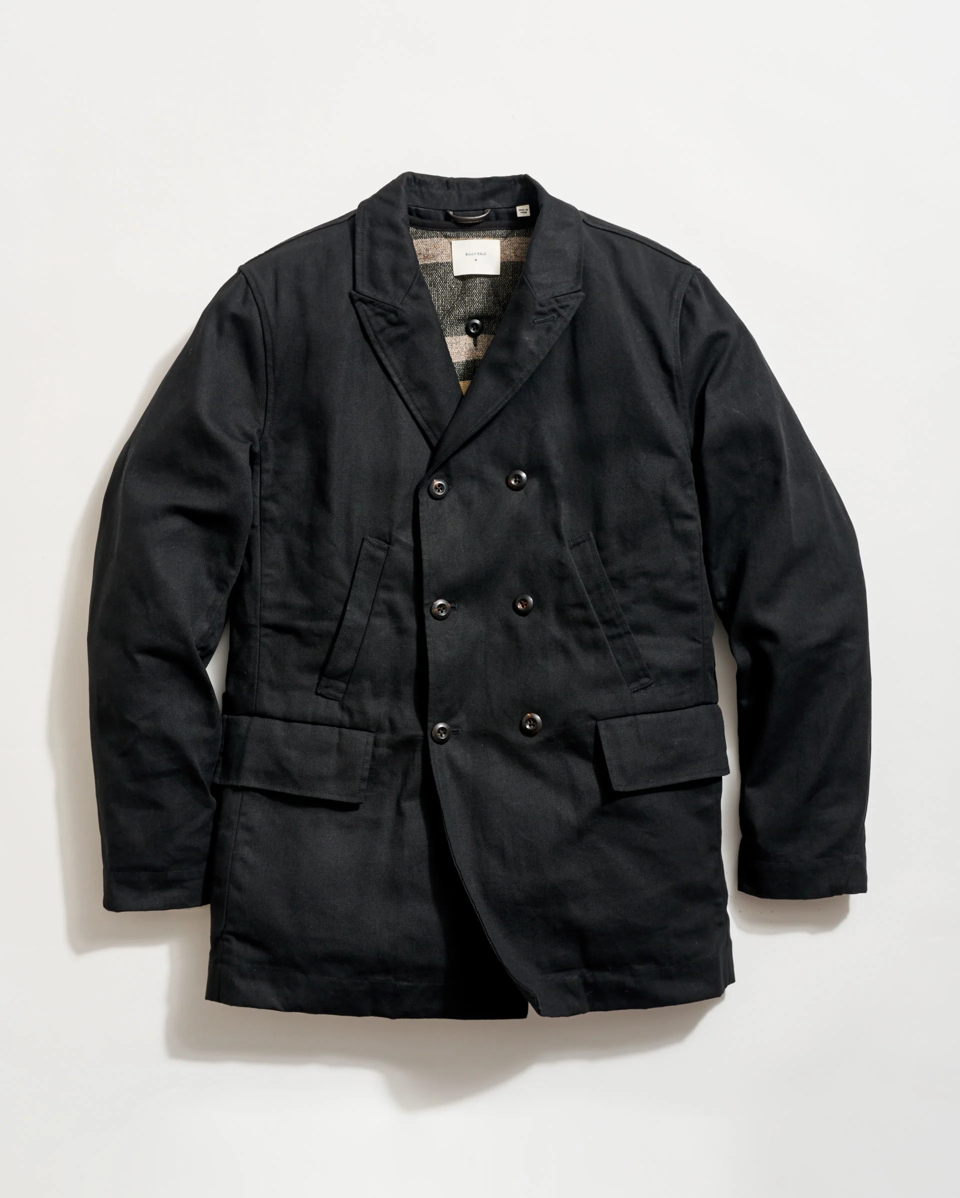 Image of Waxed Canvas Bond Peacoat