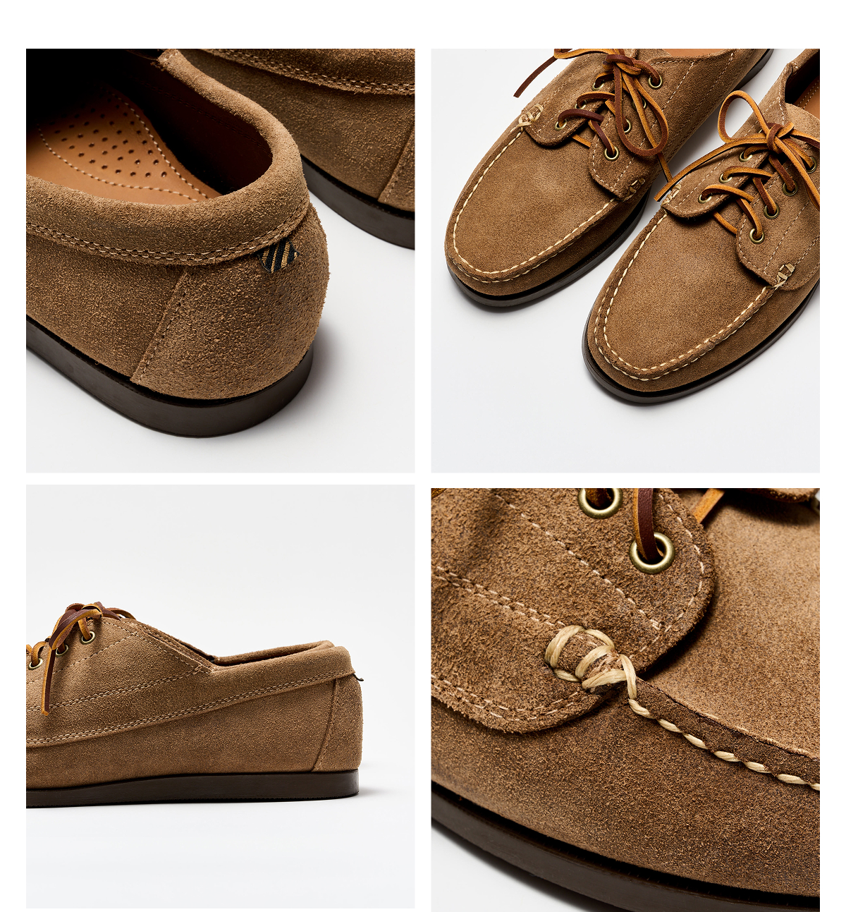 Various detail shots of the shoe.