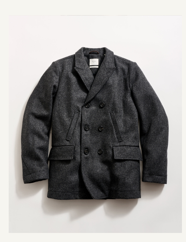 Bond Peacoat in Heather Grey