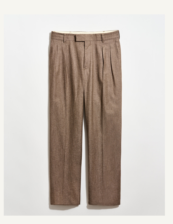 Twill Flat Front Trouser