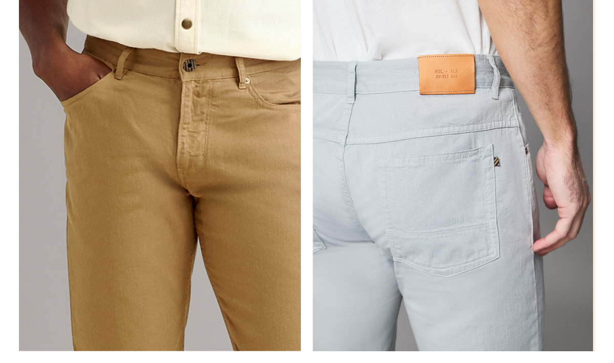 Cotton Linen 5 Pocket Pant