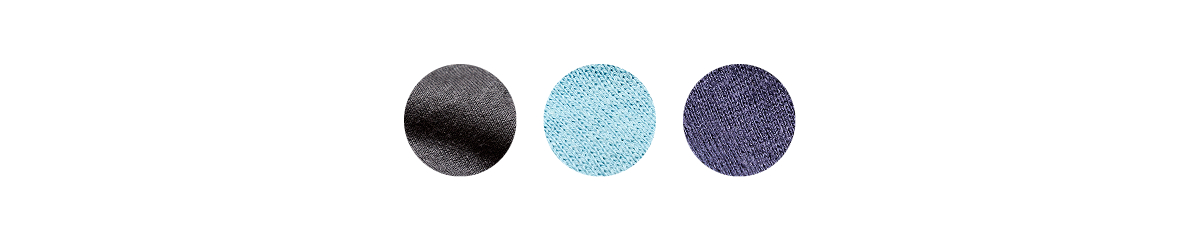 Colors available in the shirt: Asphalt (a dark grey), Sky Blue (light blue), and Navy