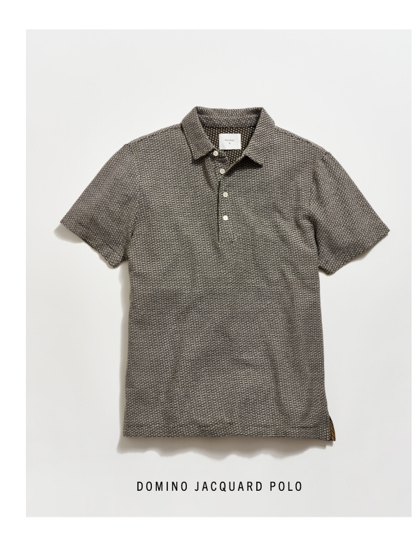 Domino Jacquard Polo