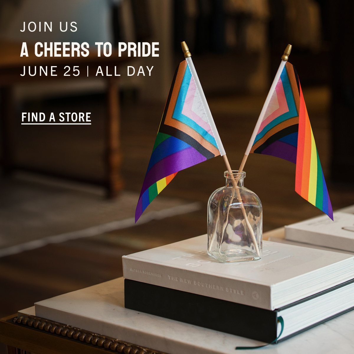 Cheers to Pride: June 25, All Day. Find a store.