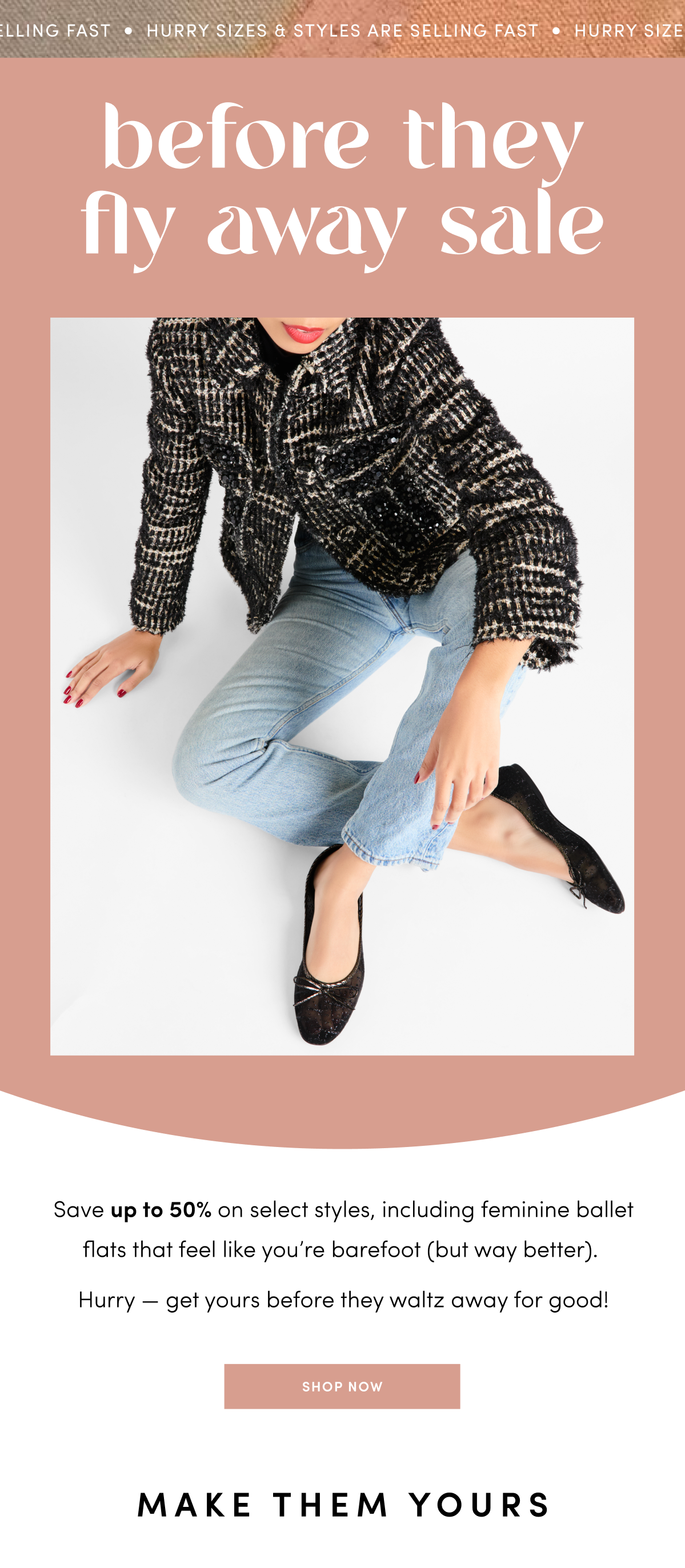 Before They Fly Away Sale: up to 50% off