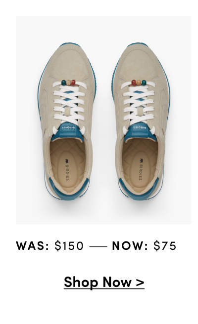 Roadrunner Biscotti Suede, was $150 now $75