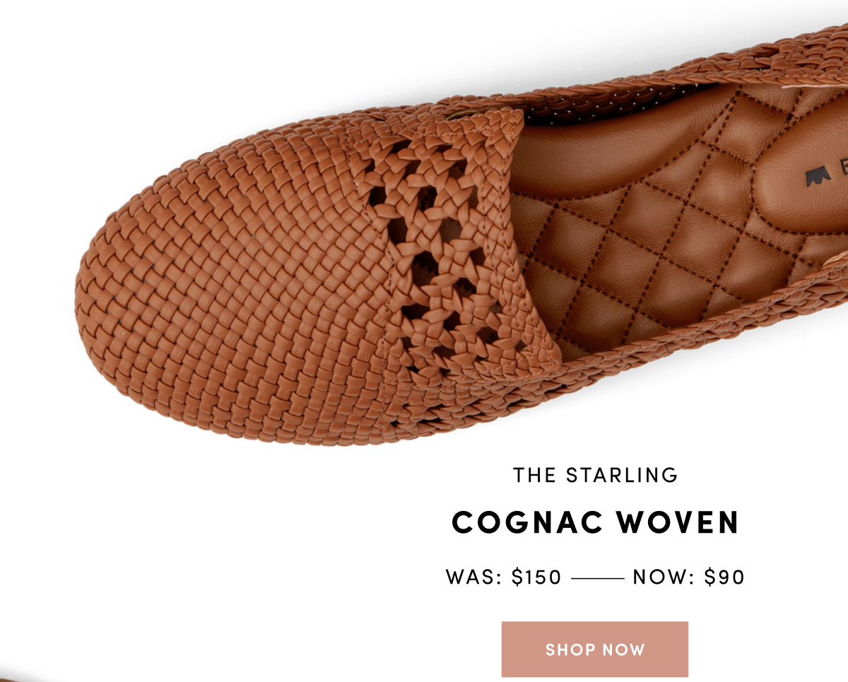 The Starling Cognac Woven - was $150 now $90