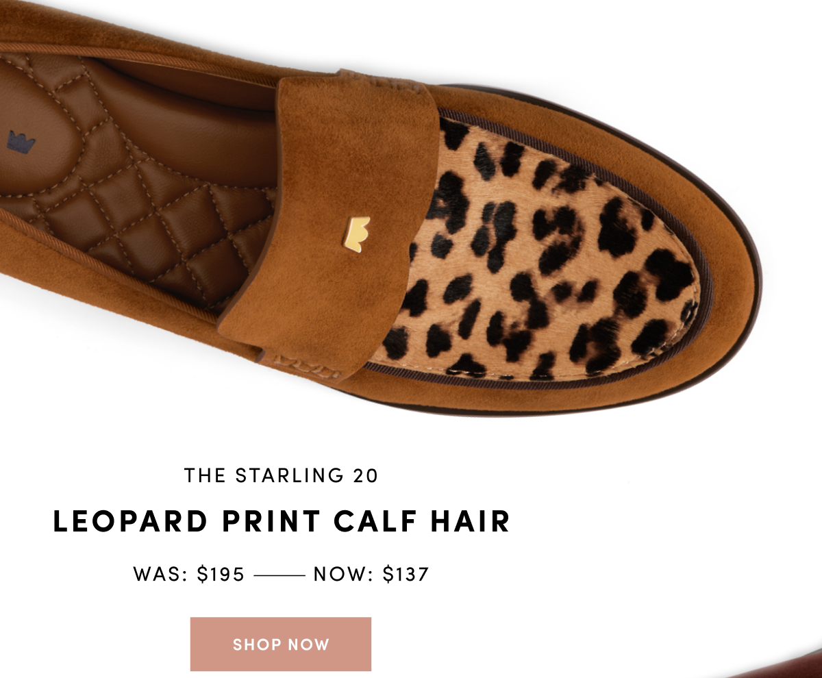 The Starling Leopard Print Calf Hair - was $150 now $105