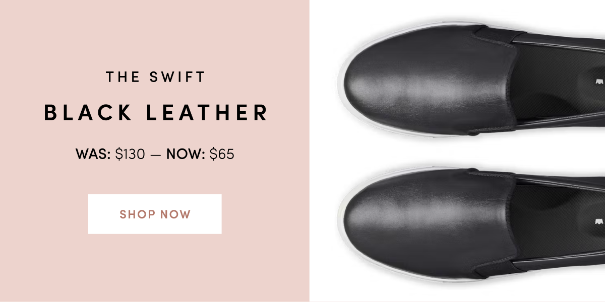 The Swift Black Leather - was $130 now $65