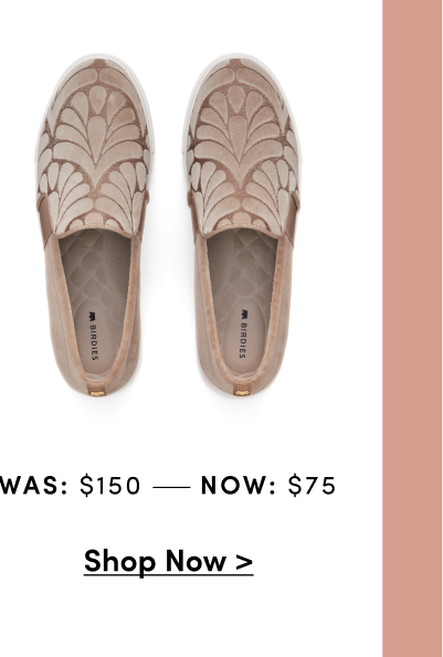 Starling Taupe Velvet Embroidery - was $150 now $75