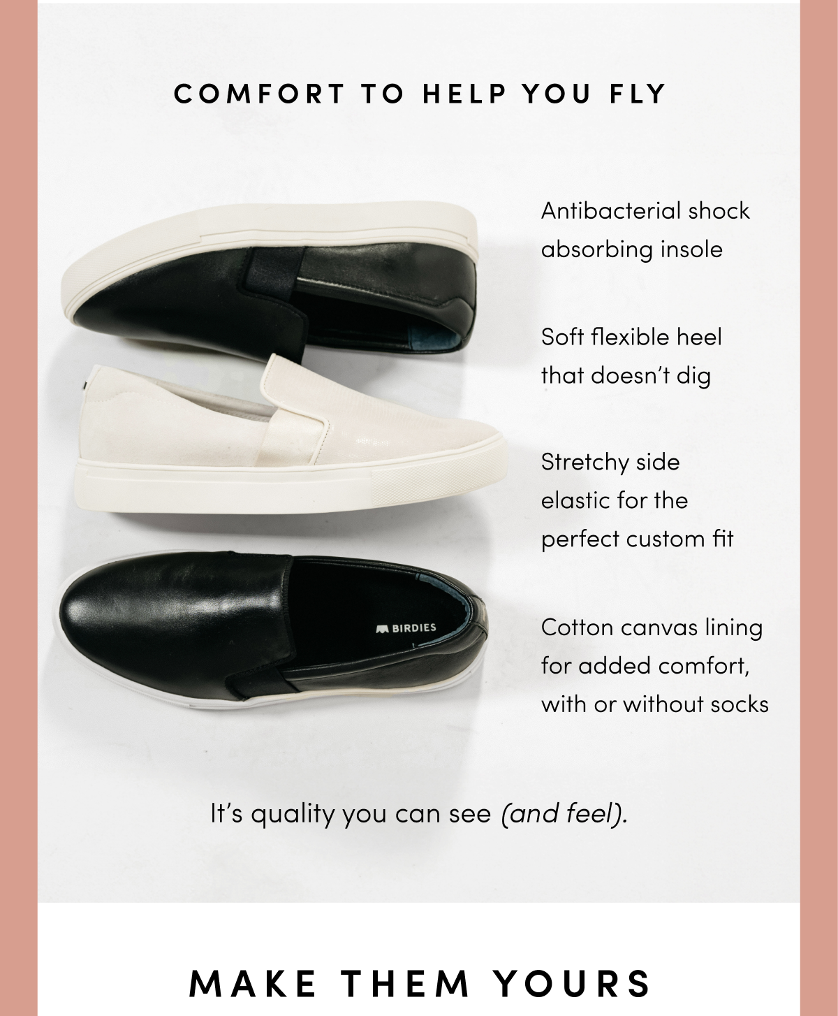 Comfort for help you fly