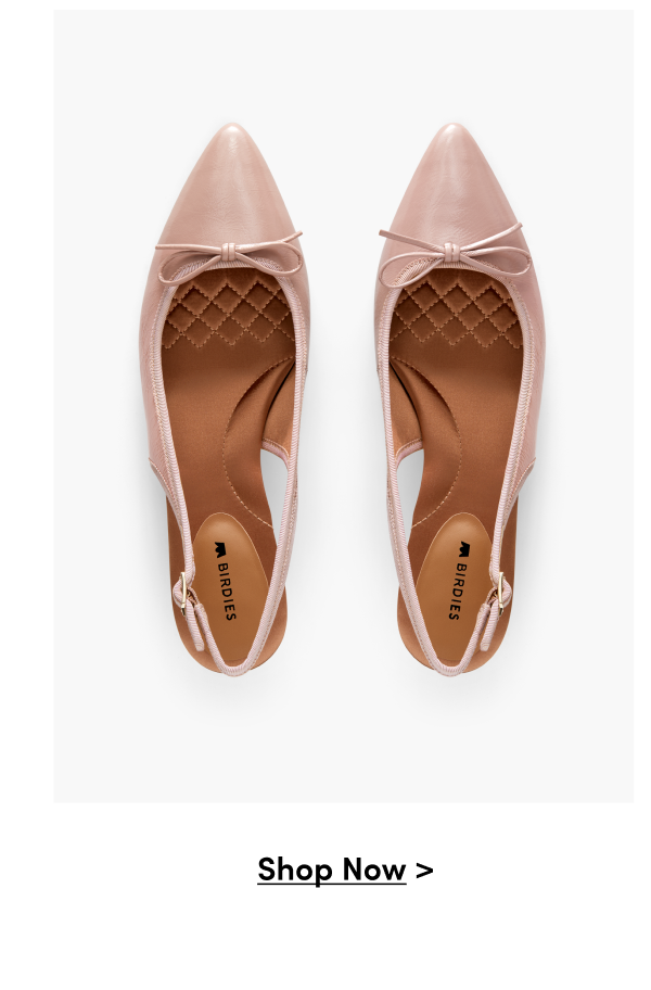 Goldfinch Kitten Heel Blush Patent Leather
