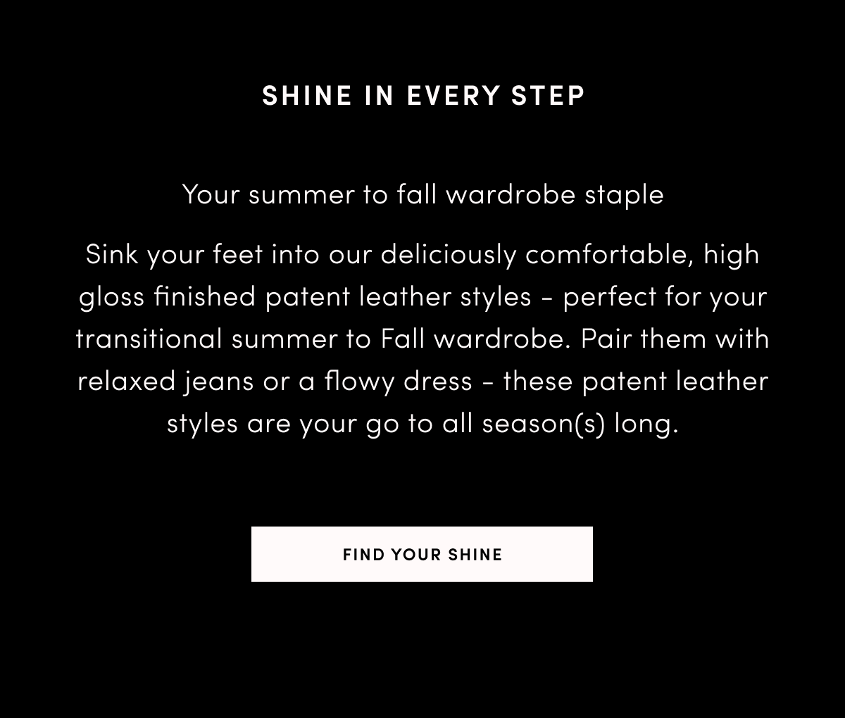 FIND YOUR SHINE
