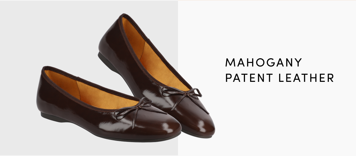 Mahogany Patent Leather