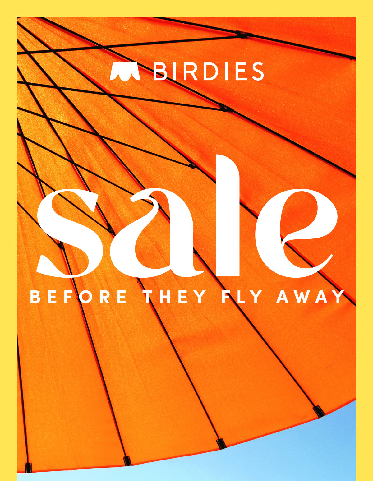 Sale Before They Fly Away