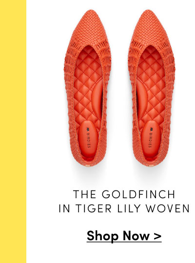 The Goldfinch in Tiger Lily Woven