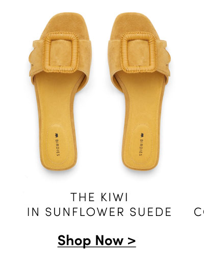 The Kiwi in Sunflower Suede