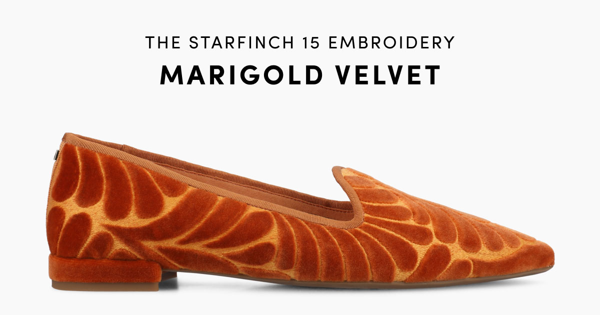 The Starfinch 15 Embroidery - Marigold Velvet