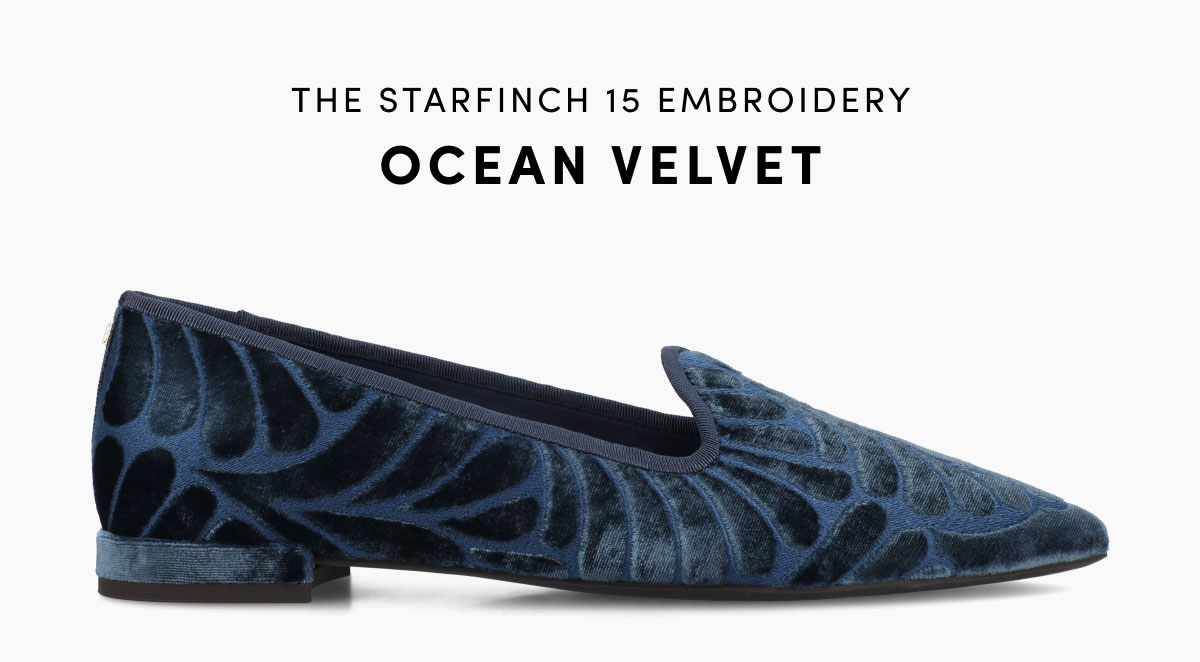 The Starfinch 15 Embroidery - Ocean Velvet