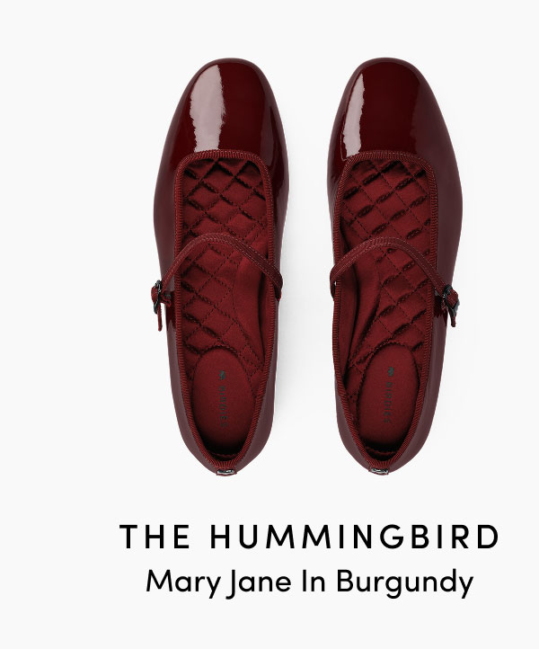 The Hummingbird Mary Jane in Burgundy