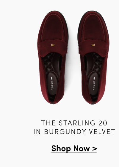 The Starling 20 In Burgundy Velvet