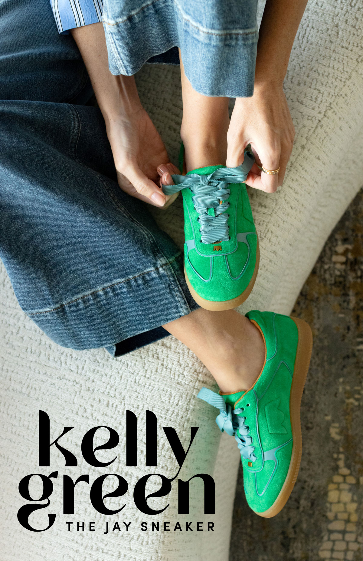 The Jay Sneaker In Kelly Green