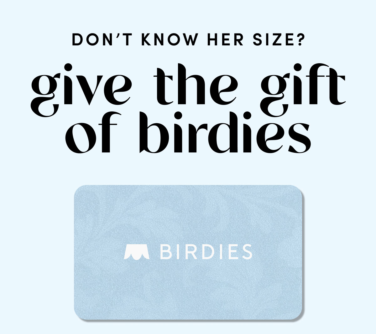 Give The Gift Of Birdies