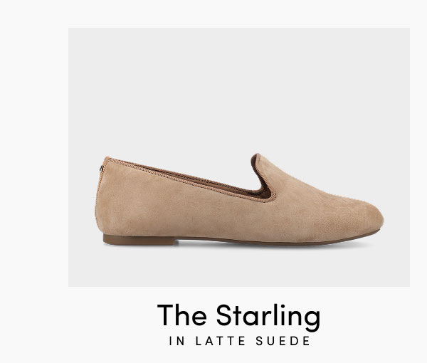 The Starling In Latte Suede