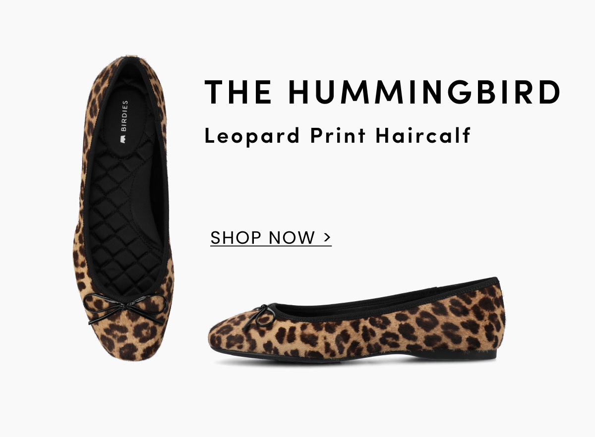 The Hummingbird In Leopard Print Haircalf