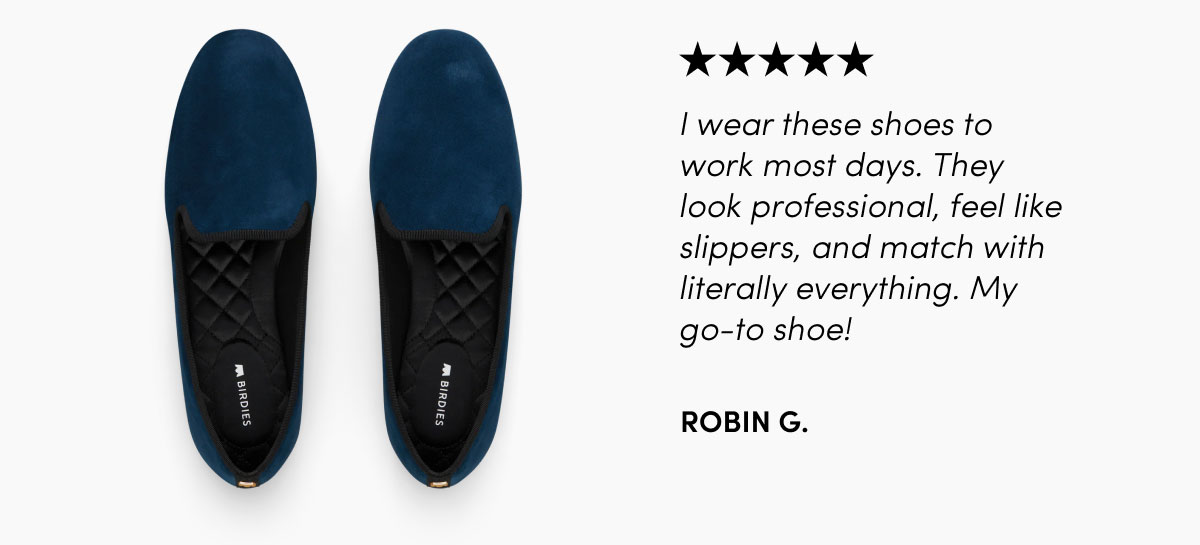 The Starling In Navy Suede