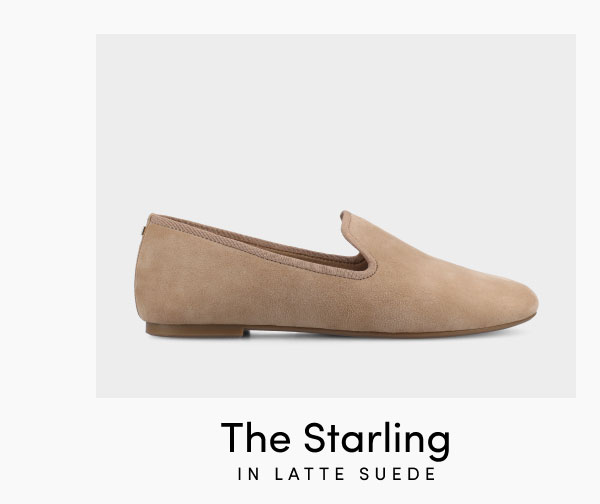 The Starling In Latte Suede