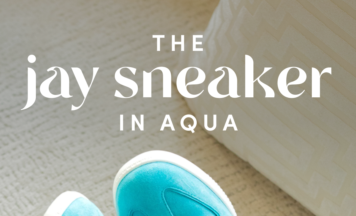 The Jay Sneaker In Aqua