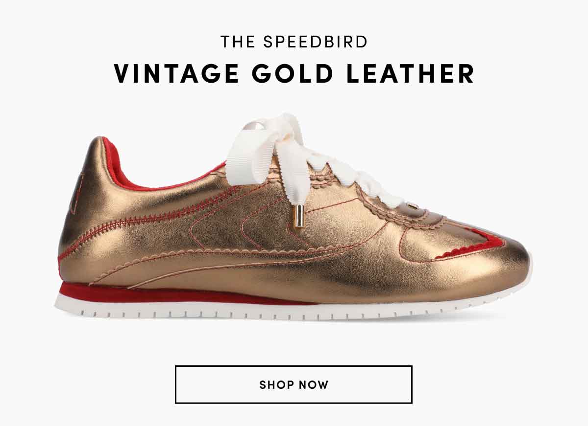 The Speedbird In Vintage Gold Leather