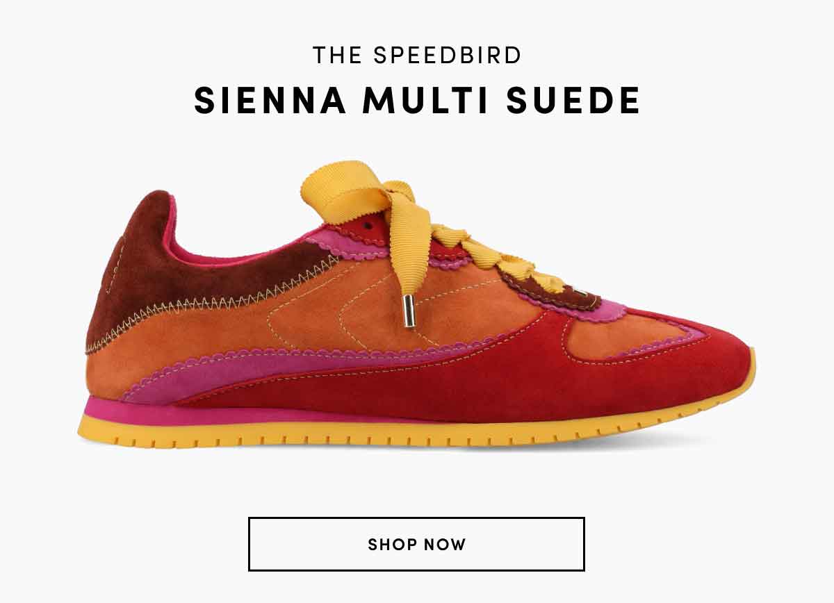 The Speedbird In Sienna Multi Suede