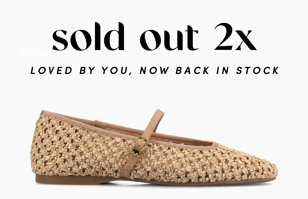 Sold Out 2x | Loved By You, Now Back In Stock