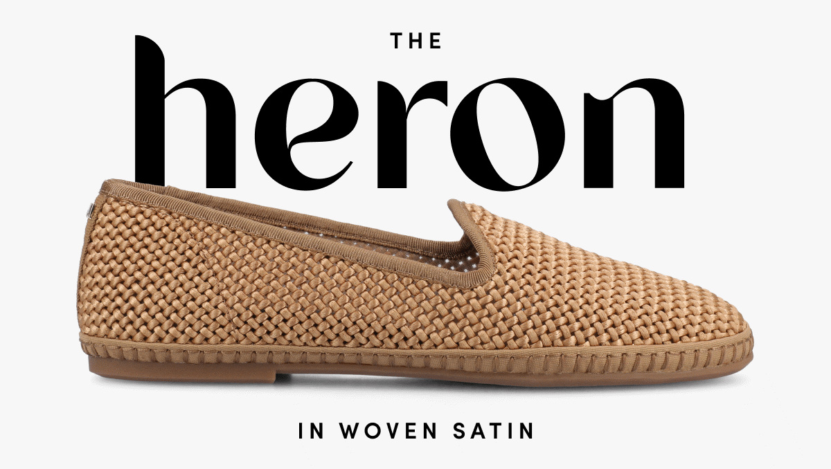 The Heron In Woven Satin