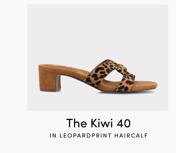 The Kiwi 40 In Leopardprint Haircalf