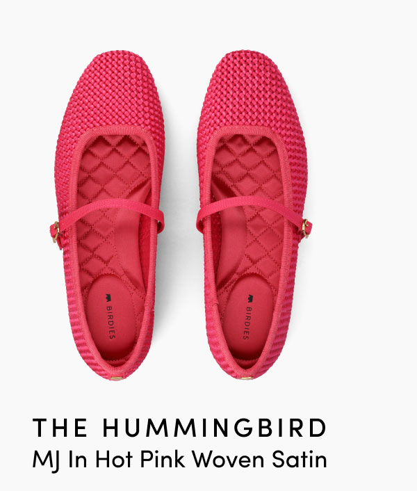 The Hummingbird MJ In Hot Pink Woven Satin