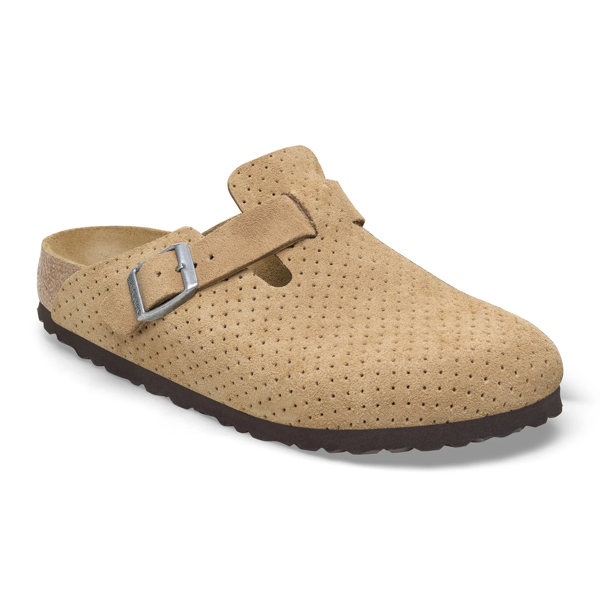 Image of Boston BS Suede Leather Embossed