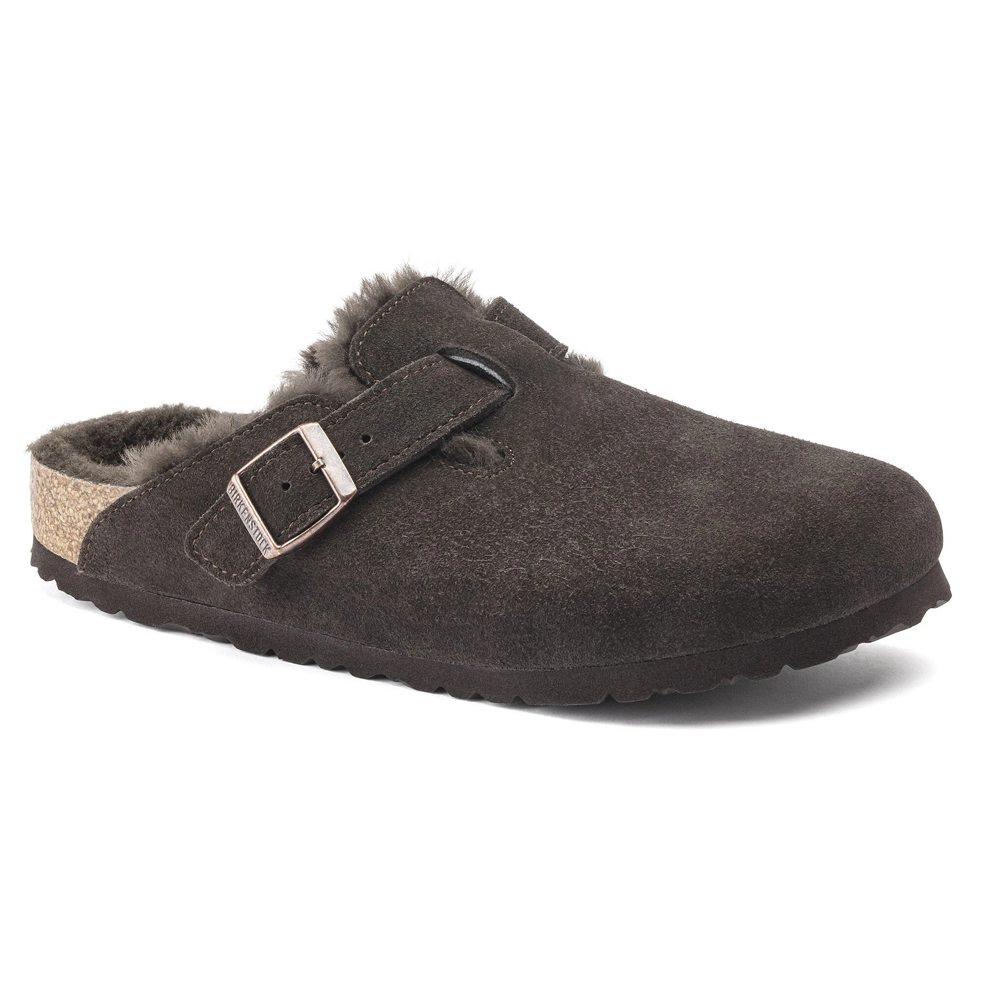 Image of Boston Shearling Suede Leather