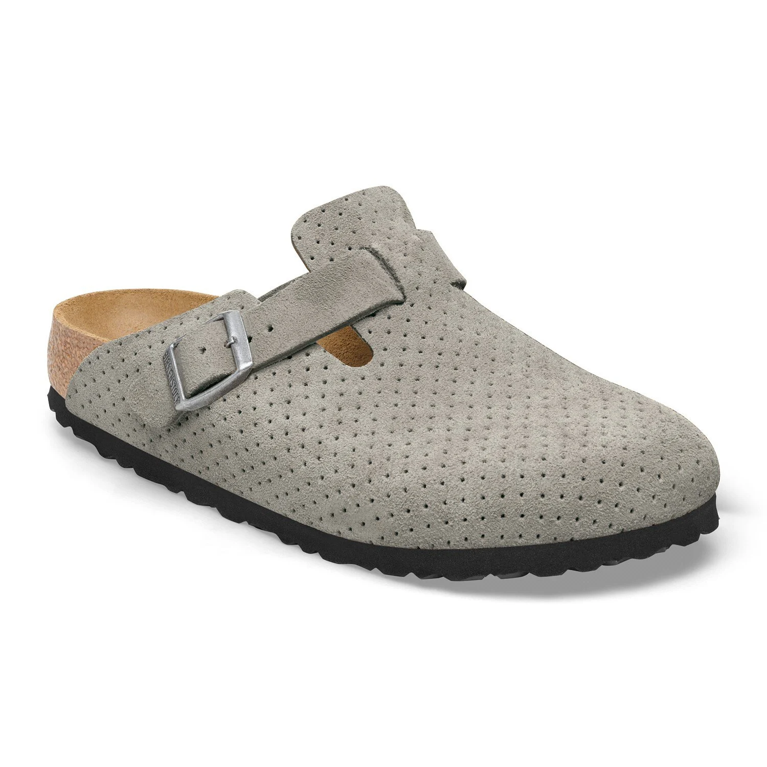 Image of Boston BS Suede Leather Embossed