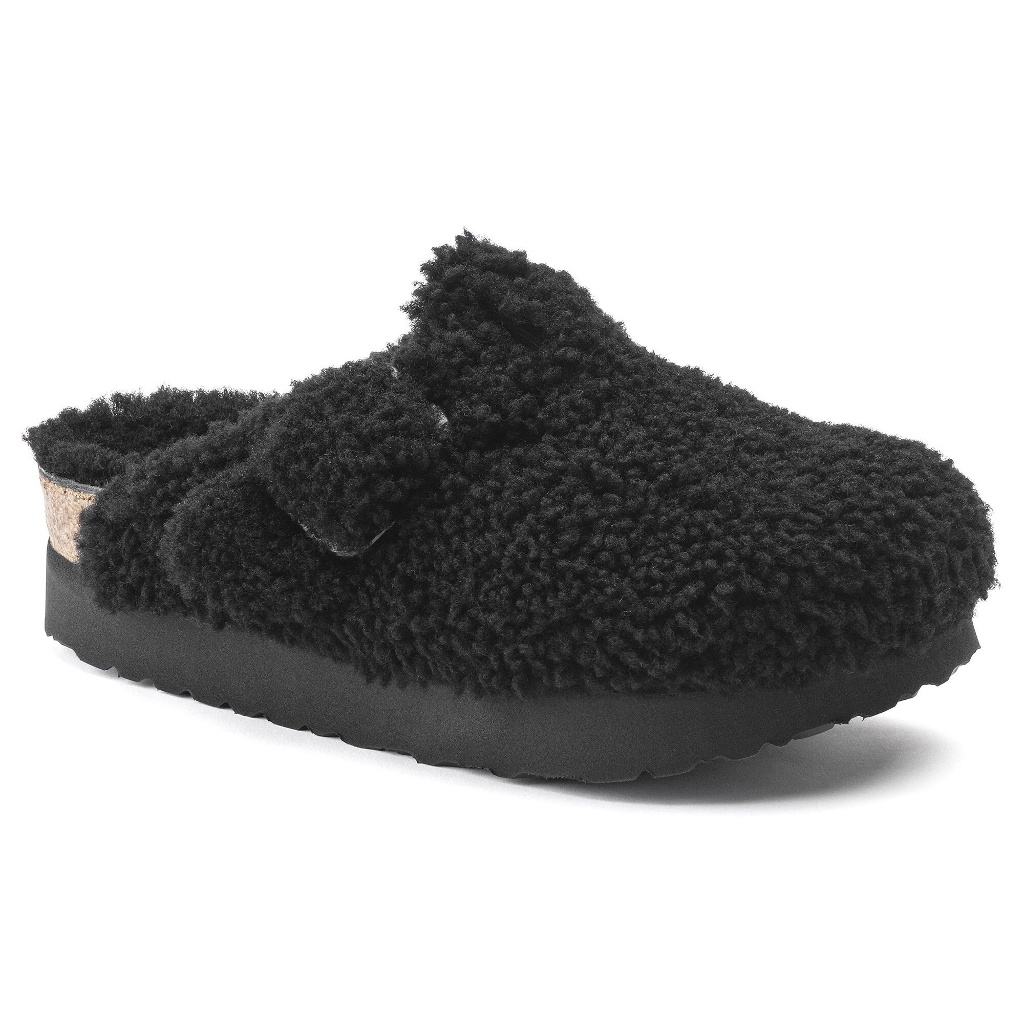 Image of Boston Big Buckle Platform Fur