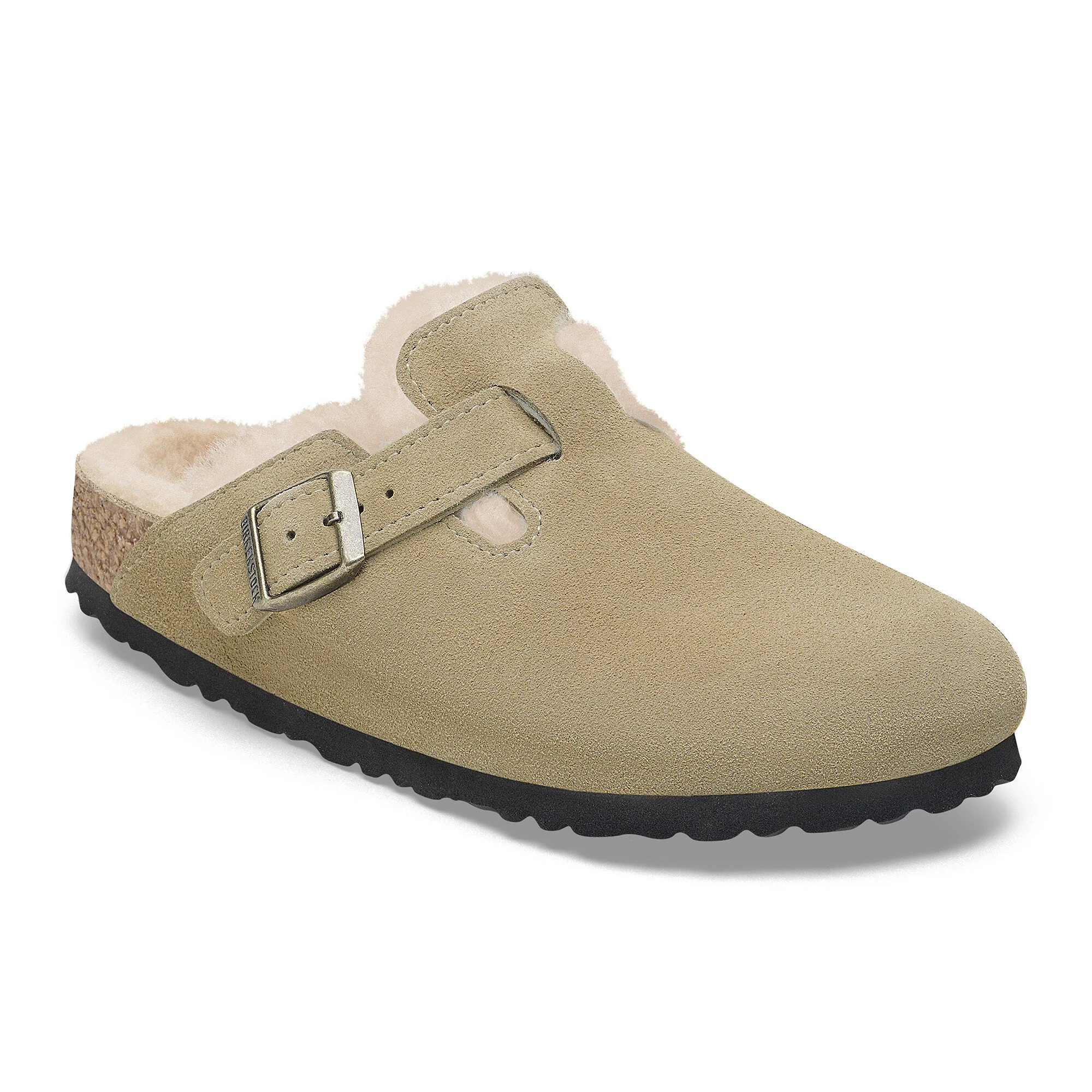 Image of Boston Shearling Suede Leather