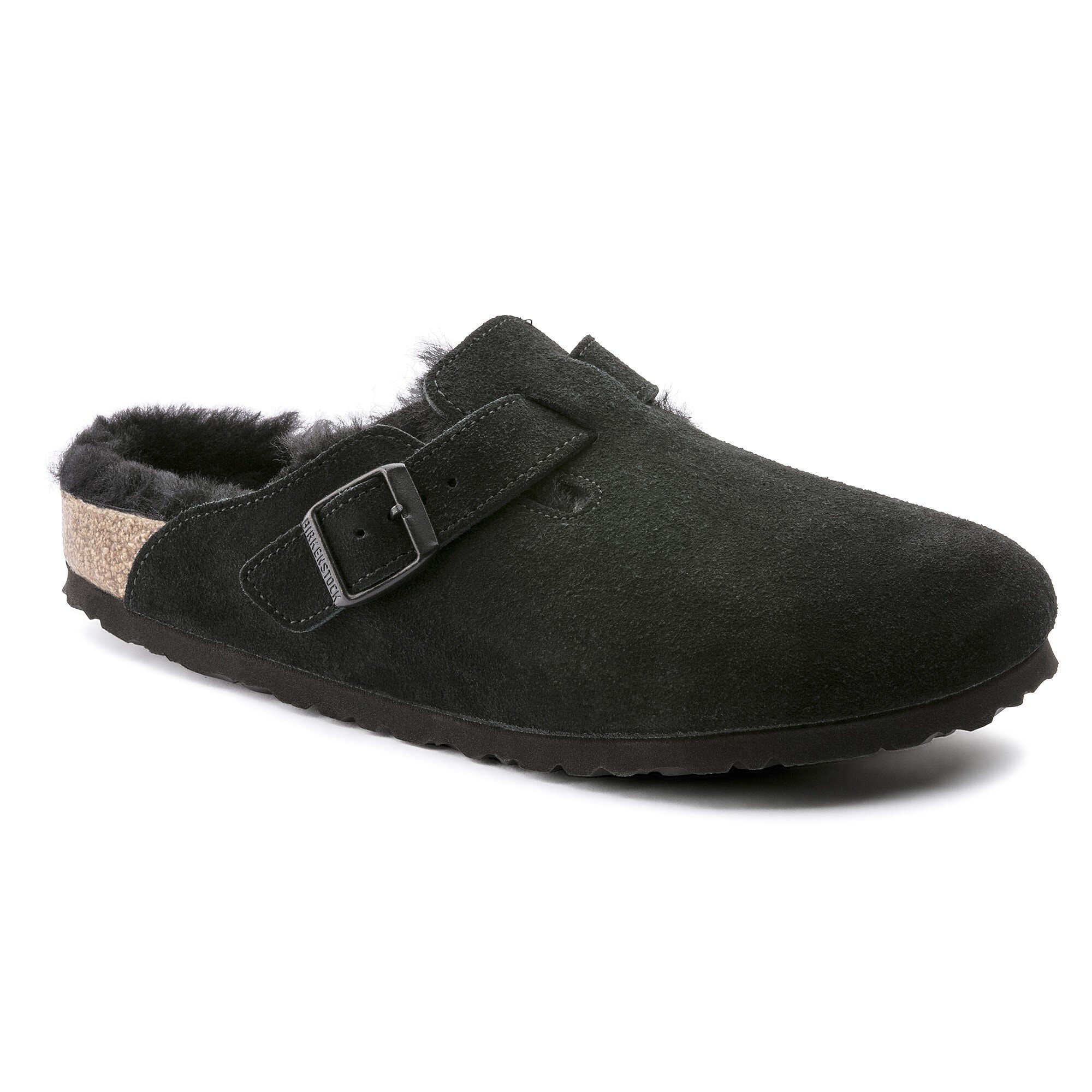 Image of Boston Shearling Suede Leather