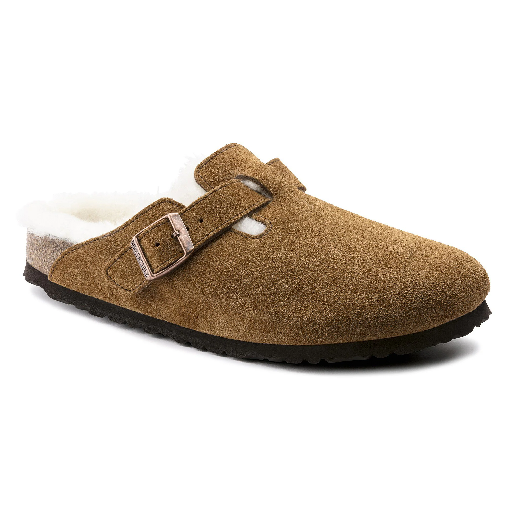 Image of Boston Shearling Suede Leather