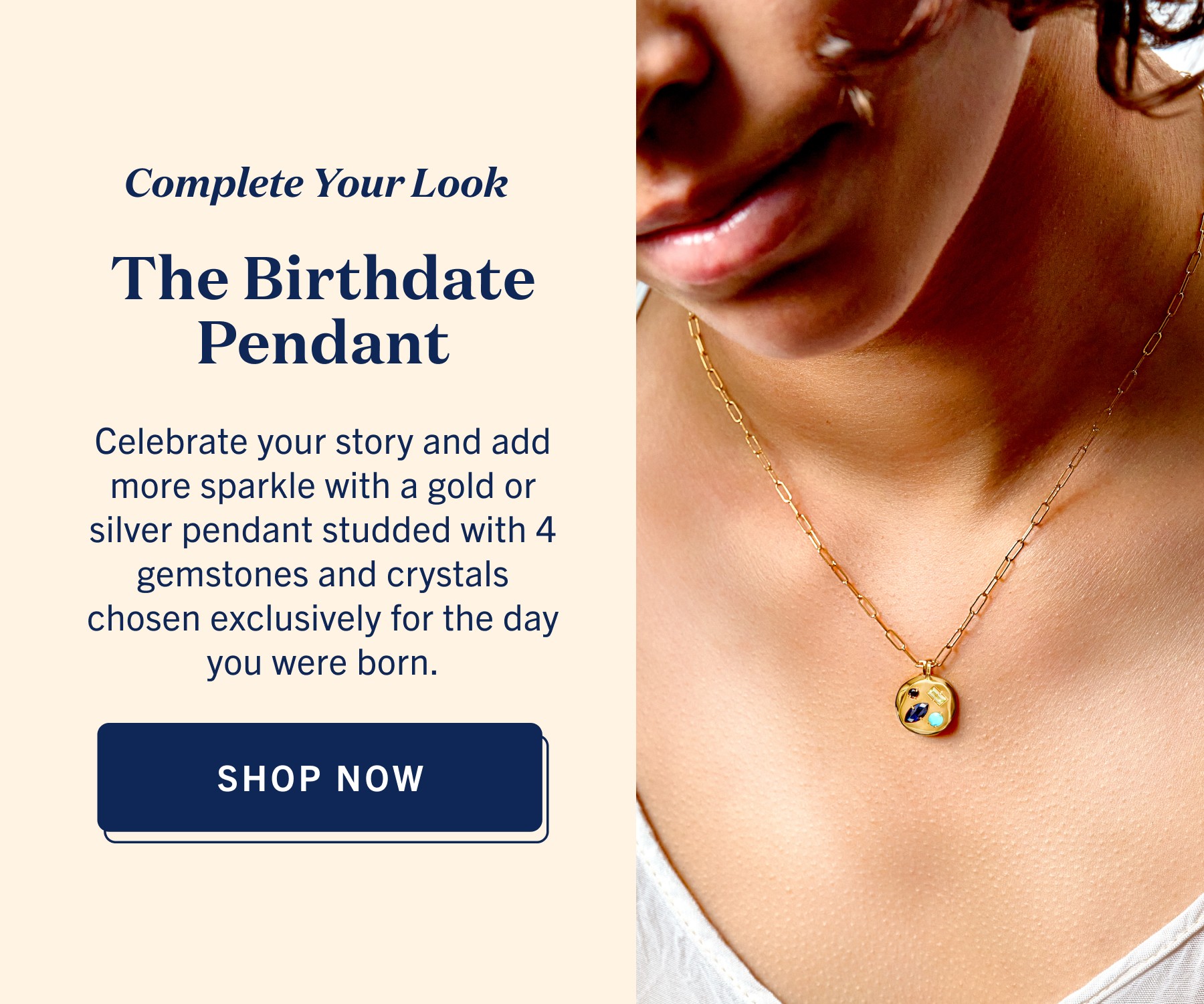 The Birthdate Pendant | SHOP NOW