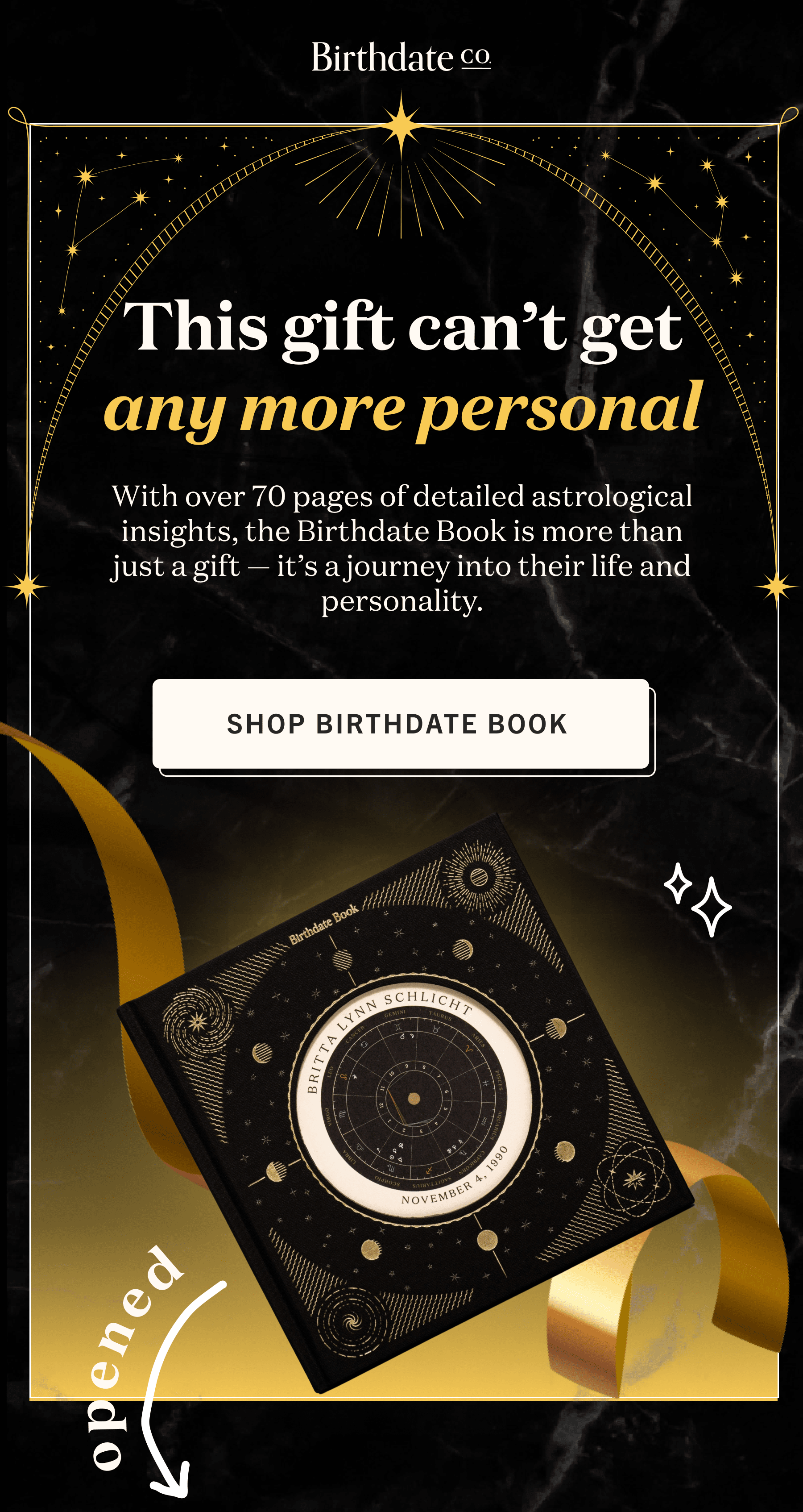 This gift can't get any more personal. Shop the Birthdate Book