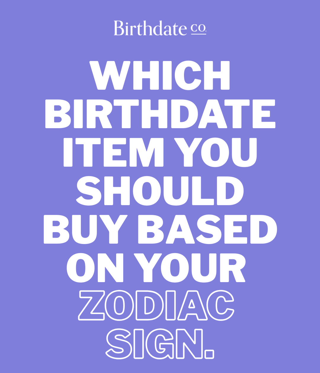 Shop All Birthdate Products