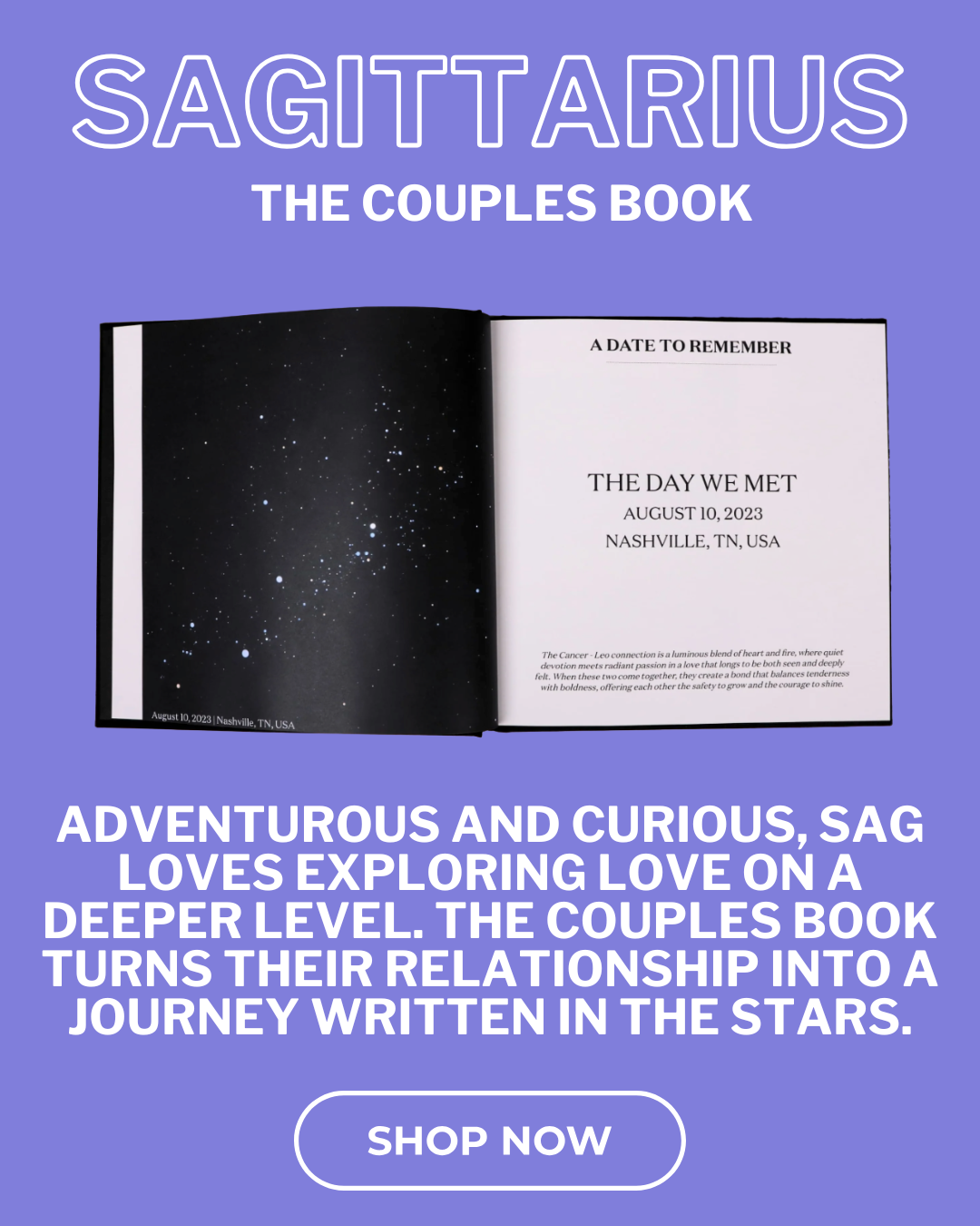 Sagittarius- Couples Book