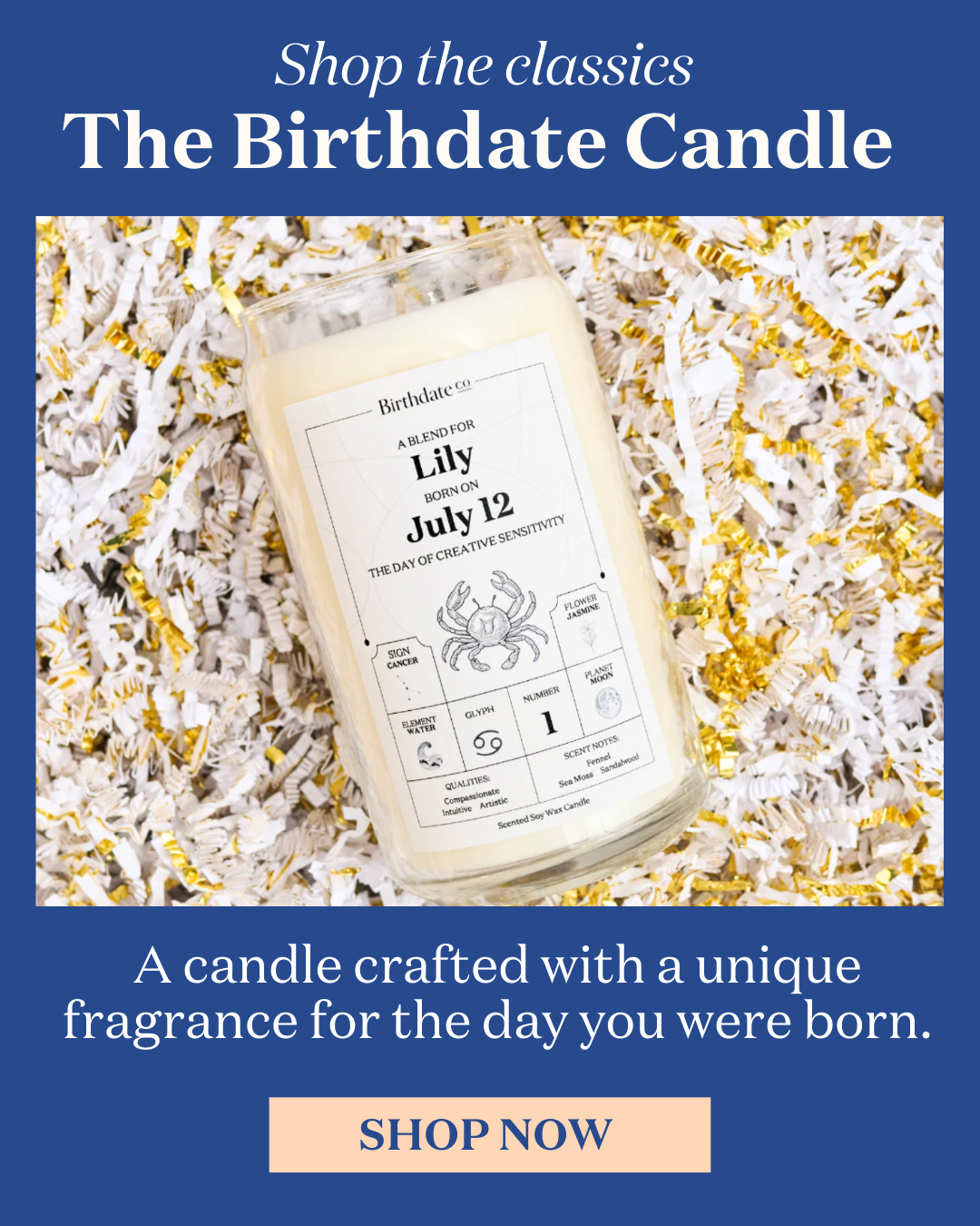 The Birthdate Candles